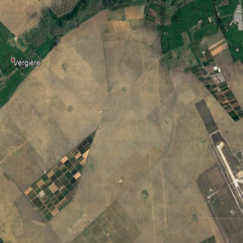 Google Earth Image centered on La Crau ROI
