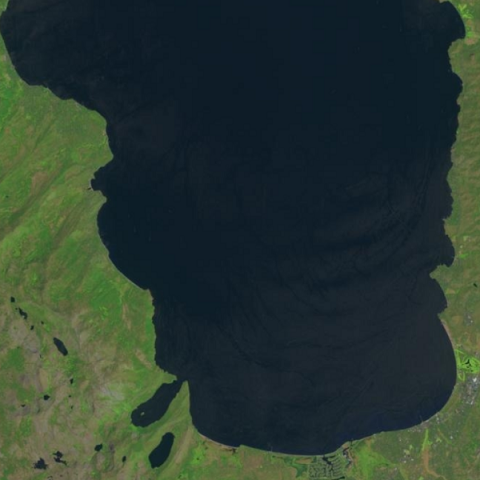 Landsat 8 LandsatLook Image of Lower Portion of Lake Tahoe