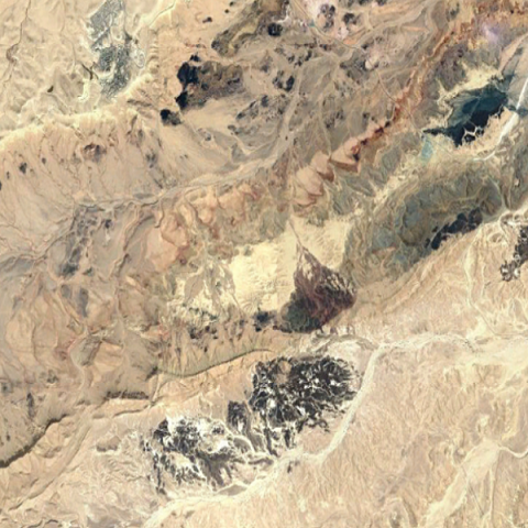 Google Earth Image centered on Makhtesh Ramon ROI