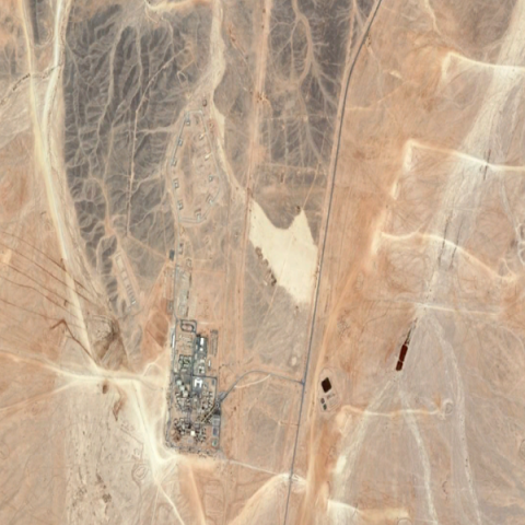 Google Earth Image centered on Negev ROI